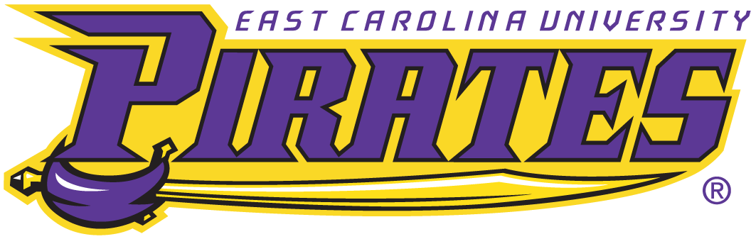 East Carolina Pirates 1999-2013 Wordmark Logo 01 vinyl decal